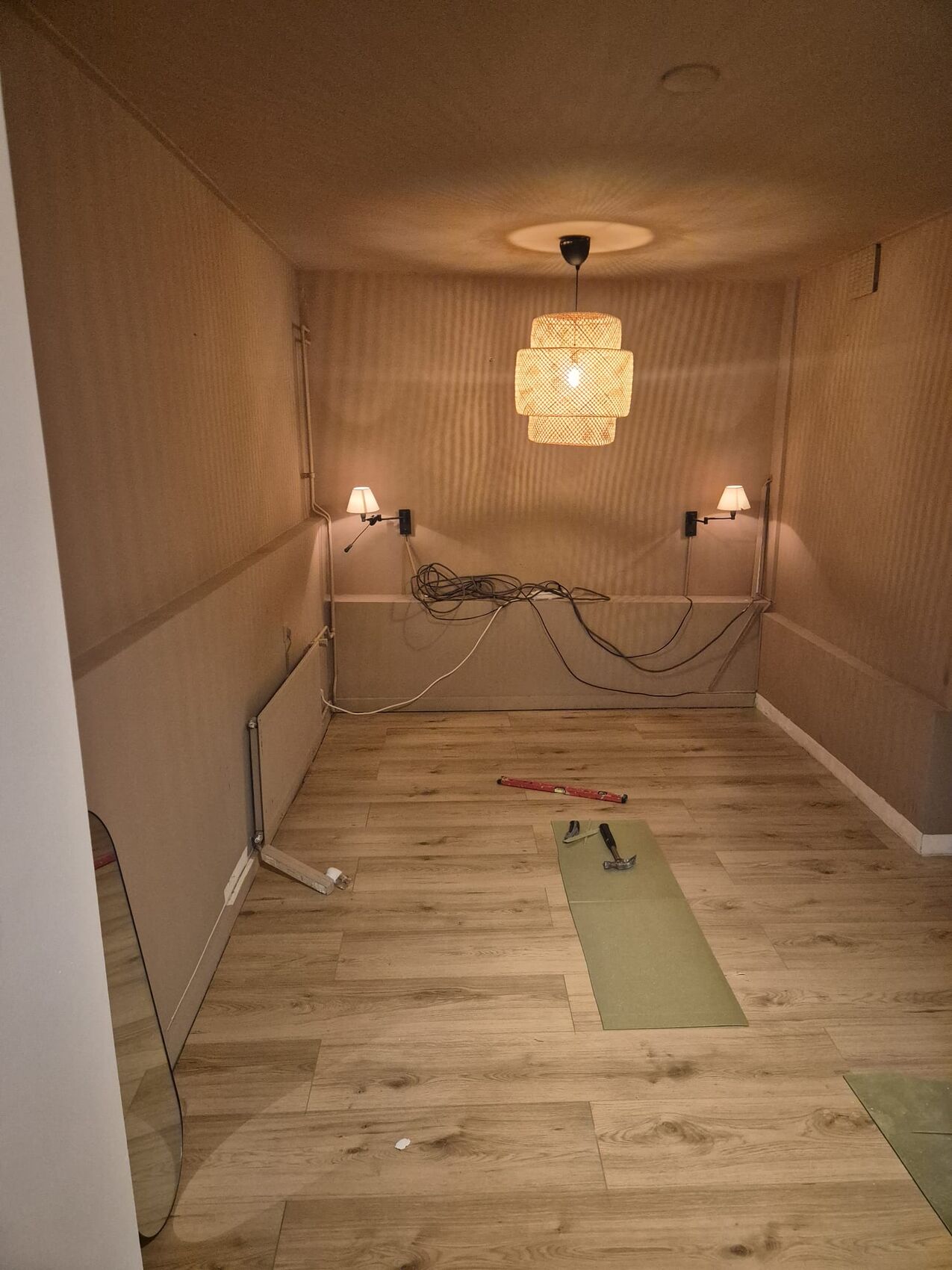 Slaapkamer voor afwerking: kale ruwbouw